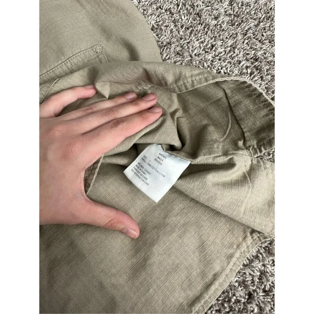Woolrich elite series tactical zip up vest khaki tan fishing hiking men’s size L